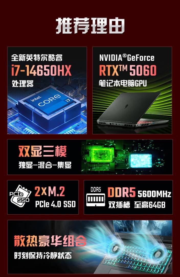 别慌！双12“甜点级”游戏本终极选购清单麻将胡了2试玩网站预算卡死6K-8K？(图12)